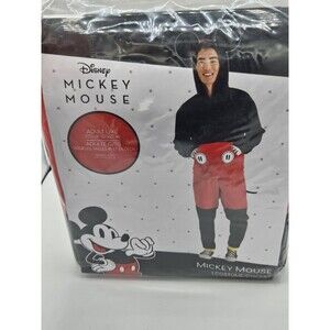 Disney Mickey Mouse Halloween Cosplay Costume Adult Large XL Up To 46 New